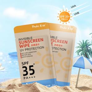 Private Label Sunscreen Wipes Manufacturer | SPF 35+ OEM & ODM